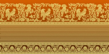 güzel grafik sari tasarımı ve bu sari tasarımı Hint stili ki bu tekstil moda endüstrisi için ve duvar kağıdı arkaplanı olarak kullanılabilir ve web sitesi bg bu stil Hindistan kökenlidir 