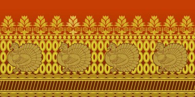 güzel grafik sari tasarımı ve bu sari tasarımı Hint stili ki bu tekstil moda endüstrisi için ve duvar kağıdı arkaplanı olarak kullanılabilir ve web sitesi bg bu stil Hindistan kökenlidir 