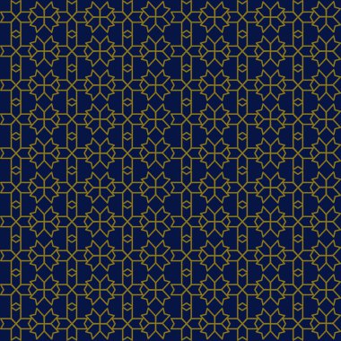 Fas 'taki sembol şebekesinden esinlenen Fas dikişsiz desen. Bu geometrik Fas deseni herhangi bir üründe kullanılabilir ve ayrıca kumaş için duvar kağıdı arka planı ve dokusu da olabilir. 