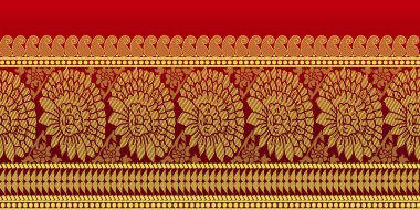 güzel grafik sari tasarımı ve bu sari tasarımı Hint stili ki bu tekstil moda endüstrisi için ve duvar kağıdı arkaplanı olarak kullanılabilir ve web sitesi bg bu stil Hindistan kökenlidir 