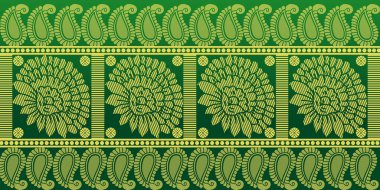 güzel grafik sari tasarımı ve bu sari tasarımı Hint stili ki bu tekstil moda endüstrisi için ve duvar kağıdı arkaplanı olarak kullanılabilir ve web sitesi bg bu stil Hindistan kökenlidir 