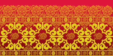 güzel grafik sari tasarımı ve bu sari tasarımı Hint stili ki bu tekstil moda endüstrisi için ve duvar kağıdı arkaplanı olarak kullanılabilir ve web sitesi bg bu stil Hindistan kökenlidir 