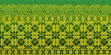 güzel grafik sari tasarımı ve bu sari tasarımı Hint stili ki bu tekstil moda endüstrisi için ve duvar kağıdı arkaplanı olarak kullanılabilir ve web sitesi bg bu stil Hindistan kökenlidir 