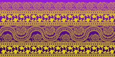 güzel grafik sari tasarımı ve bu sari tasarımı Hint stili ki bu tekstil moda endüstrisi için ve duvar kağıdı arkaplanı olarak kullanılabilir ve web sitesi bg bu stil Hindistan kökenlidir 