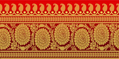 güzel grafik sari tasarımı ve bu sari tasarımı Hint stili ki bu tekstil moda endüstrisi için ve duvar kağıdı arkaplanı olarak kullanılabilir ve web sitesi bg bu stil Hindistan kökenlidir 