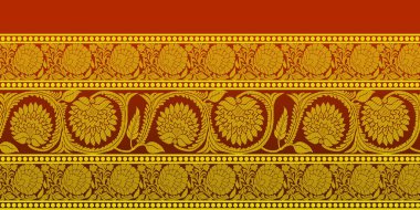 güzel grafik sari tasarımı ve bu sari tasarımı Hint stili ki bu tekstil moda endüstrisi için ve duvar kağıdı arkaplanı olarak kullanılabilir ve web sitesi bg bu stil Hindistan kökenlidir 