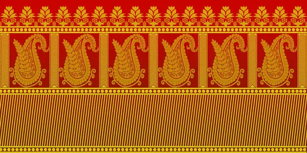 güzel grafik sari tasarımı ve bu sari tasarımı Hint stili ki bu tekstil moda endüstrisi için ve duvar kağıdı arkaplanı olarak kullanılabilir ve web sitesi bg bu stil Hindistan kökenlidir 