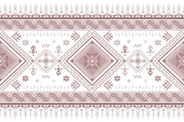 Yerli Amerikan havası veren ve tekstil endüstrisi için uygun olan kabile tarzında etnik geometrik desen tasarımı aynı zamanda güzel yerli Hint titreşim dokusu verir.