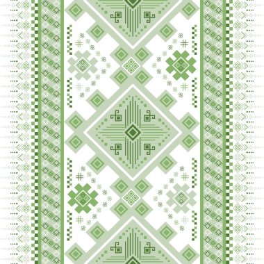 Yerli Amerikan havası veren ve tekstil endüstrisi için uygun olan kabile tarzında etnik geometrik desen tasarımı aynı zamanda güzel yerli Hint titreşim dokusu verir.