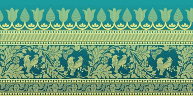 güzel grafik sari tasarımı ve bu sari tasarımı Hint stili ki bu tekstil moda endüstrisi için ve duvar kağıdı arkaplanı olarak kullanılabilir ve web sitesi bg bu stil Hindistan kökenlidir