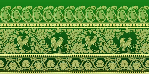 güzel grafik sari tasarımı ve bu sari tasarımı Hint stili ki bu tekstil moda endüstrisi için ve duvar kağıdı arkaplanı olarak kullanılabilir ve web sitesi bg bu stil Hindistan kökenlidir