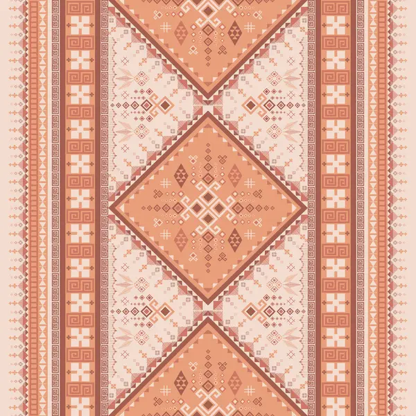 Yerli Amerikan havası veren ve tekstil endüstrisi için uygun olan kabile tarzında etnik geometrik desen tasarımı aynı zamanda güzel yerli Hint titreşim dokusu verir.