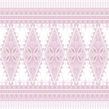 Yerli Amerikan havası veren ve tekstil endüstrisi için uygun olan kabile tarzında etnik geometrik desen tasarımı aynı zamanda güzel yerli Hint titreşim dokusu verir.