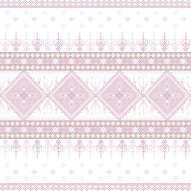 Yerli Amerikan havası veren ve tekstil endüstrisi için uygun olan kabile tarzında etnik geometrik desen tasarımı aynı zamanda güzel yerli Hint titreşim dokusu verir.