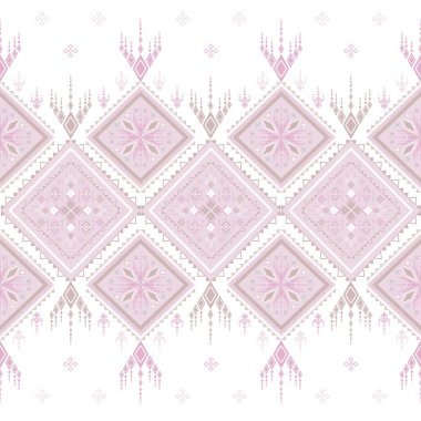 Yerli Amerikan havası veren ve tekstil endüstrisi için uygun olan kabile tarzında etnik geometrik desen tasarımı aynı zamanda güzel yerli Hint titreşim dokusu verir.