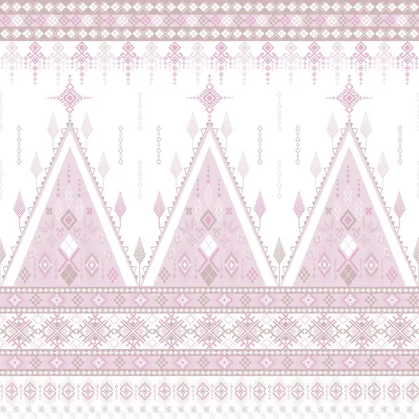 Yerli Amerikan havası veren ve tekstil endüstrisi için uygun olan kabile tarzında etnik geometrik desen tasarımı aynı zamanda güzel yerli Hint titreşim dokusu verir.