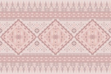 Yerli Amerikan havası veren ve tekstil endüstrisi için uygun olan kabile tarzında etnik geometrik desen tasarımı aynı zamanda güzel yerli Hint titreşim dokusu verir.