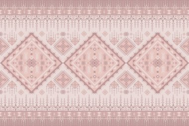 Yerli Amerikan havası veren ve tekstil endüstrisi için uygun olan kabile tarzında etnik geometrik desen tasarımı aynı zamanda güzel yerli Hint titreşim dokusu verir.