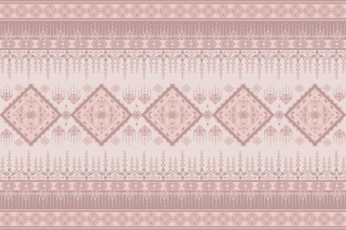 Yerli Amerikan havası veren ve tekstil endüstrisi için uygun olan kabile tarzında etnik geometrik desen tasarımı aynı zamanda güzel yerli Hint titreşim dokusu verir.