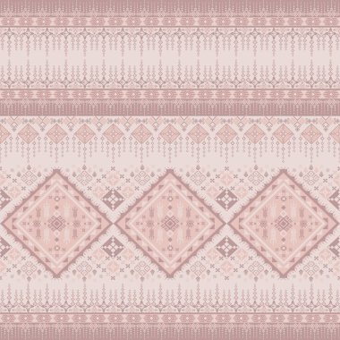 Yerli Amerikan havası veren ve tekstil endüstrisi için uygun olan kabile tarzında etnik geometrik desen tasarımı aynı zamanda güzel yerli Hint titreşim dokusu verir.