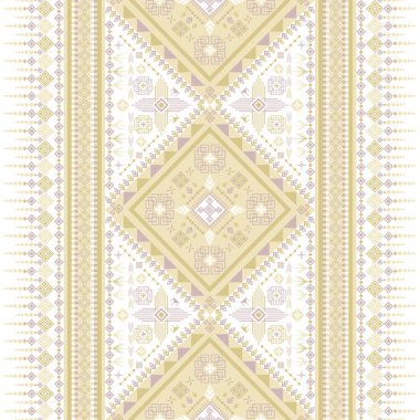 Yerli Amerikan havası veren ve tekstil endüstrisi için uygun olan kabile tarzında etnik geometrik desen tasarımı aynı zamanda güzel yerli Hint titreşim dokusu verir.