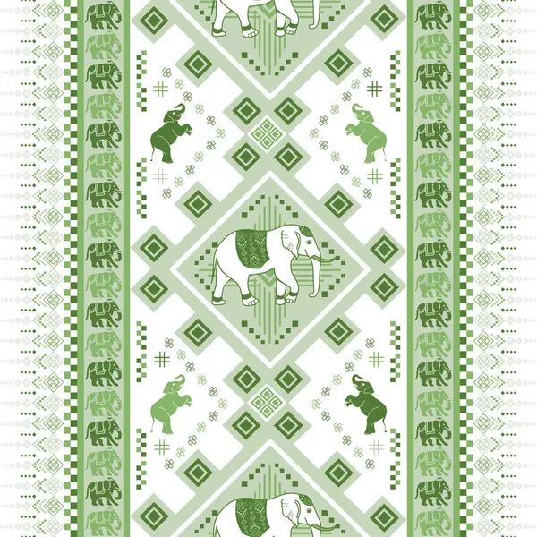 Asya tarzında popüler fil deseni bu fil grafiği Tayland 'da, Hindistan' da ve Güney Doğu Asya 'da modadır ve bu fil ve bebek fil tekstil endüstrisi ve herhangi bir paket için kullanılabilir. 