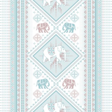 Asya tarzında popüler fil deseni bu fil grafiği Tayland 'da, Hindistan' da ve Güney Doğu Asya 'da modadır ve bu fil ve bebek fil tekstil endüstrisi ve herhangi bir paket için kullanılabilir. 