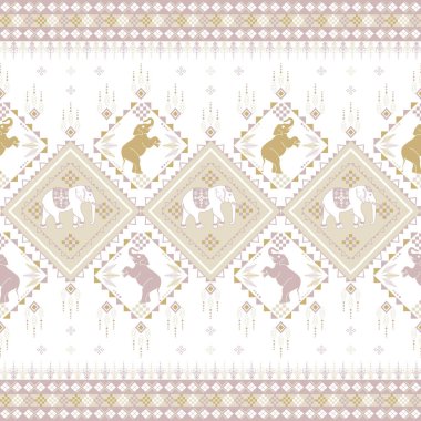 Asya tarzında popüler fil deseni bu fil grafiği Tayland 'da, Hindistan' da ve Güney Doğu Asya 'da modadır ve bu fil ve bebek fil tekstil endüstrisi ve herhangi bir paket için kullanılabilir. 