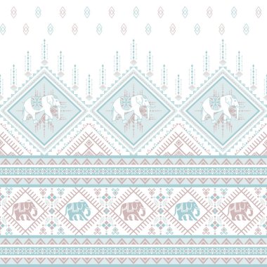 Asya tarzında popüler fil deseni bu fil grafiği Tayland 'da, Hindistan' da ve Güney Doğu Asya 'da modadır ve bu fil ve bebek fil tekstil endüstrisi ve herhangi bir paket için kullanılabilir. 