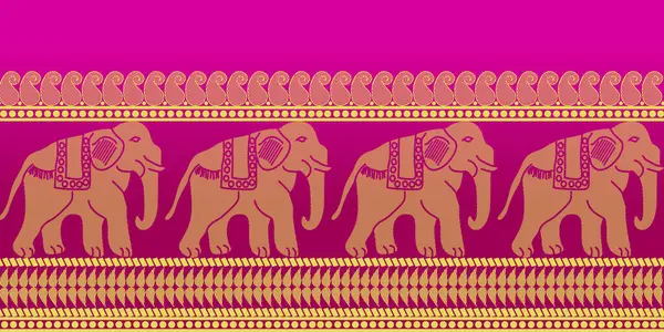 güzel grafik sari tasarımı ve bu sari tasarımı Hint stili ki bu tekstil moda endüstrisi için ve duvar kağıdı arkaplanı olarak kullanılabilir ve web sitesi bg bu stil Hindistan kökenlidir 