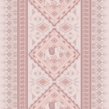 Asya tarzında popüler fil deseni bu fil grafiği Tayland 'da, Hindistan' da ve Güney Doğu Asya 'da modadır ve bu fil ve bebek fil tekstil endüstrisi ve herhangi bir paket için kullanılabilir.