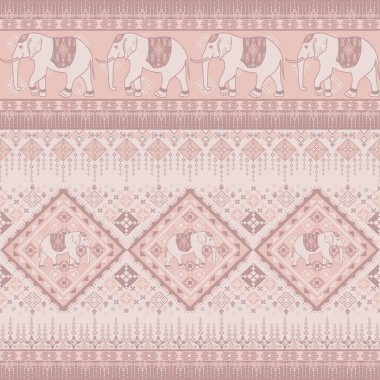 Asya tarzında popüler fil deseni bu fil grafiği Tayland 'da, Hindistan' da ve Güney Doğu Asya 'da modadır ve bu fil ve bebek fil tekstil endüstrisi ve herhangi bir paket için kullanılabilir.