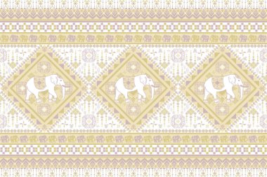 Asya tarzında popüler fil deseni bu fil grafiği Tayland 'da, Hindistan' da ve Güney Doğu Asya 'da modadır ve bu fil ve bebek fil tekstil endüstrisi ve herhangi bir paket için kullanılabilir. 