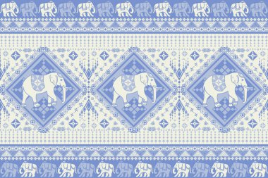 Asya tarzında popüler fil deseni bu fil grafiği Tayland 'da, Hindistan' da ve Güney Doğu Asya 'da modadır ve bu fil ve bebek fil tekstil endüstrisi ve herhangi bir paket için kullanılabilir. 
