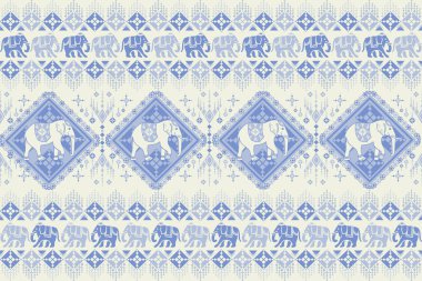 Asya tarzında popüler fil deseni bu fil grafiği Tayland 'da, Hindistan' da ve Güney Doğu Asya 'da modadır ve bu fil ve bebek fil tekstil endüstrisi ve herhangi bir paket için kullanılabilir. 