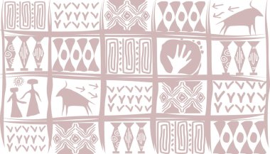 En az kabile tarzı mağara resimleri bg duvar kağıdı arkaplanı olabilir. Bu kabile Afrika tarzı desen doğru kabile ve Afrika geleneksel renklerini verir ve ayrıca geometrik formu da içerir.