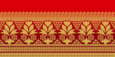 güzel grafik sari tasarımı ve bu sari tasarımı Hint stili ki bu tekstil moda endüstrisi için ve duvar kağıdı arkaplanı olarak kullanılabilir ve web sitesi bg bu stil Hindistan kökenlidir 