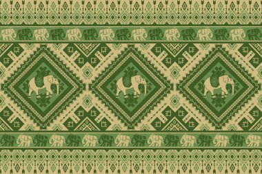 Asya tarzında popüler fil deseni bu fil grafiği Tayland 'da, Hindistan' da ve Güney Doğu Asya 'da modadır ve bu fil ve bebek fil tekstil endüstrisi ve herhangi bir paket için kullanılabilir. 