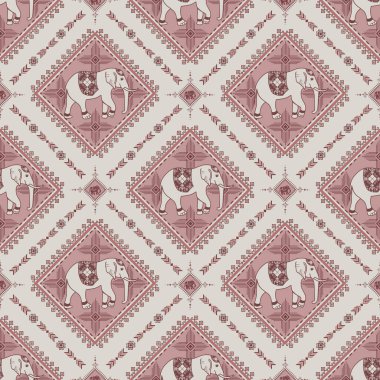 Asya tarzında popüler fil deseni bu fil grafiği Tayland 'da, Hindistan' da ve Güney Doğu Asya 'da modadır ve bu fil ve bebek fil tekstil endüstrisi ve herhangi bir paket için kullanılabilir. 
