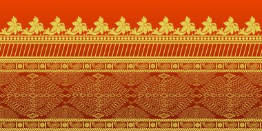 güzel grafik sari tasarımı ve bu sari tasarımı Hint stili ki bu tekstil moda endüstrisi için ve duvar kağıdı arkaplanı olarak kullanılabilir ve web sitesi bg bu stil Hindistan kökenlidir 