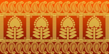 güzel grafik sari tasarımı ve bu sari tasarımı Hint stili ki bu tekstil moda endüstrisi için ve duvar kağıdı arkaplanı olarak kullanılabilir ve web sitesi bg bu stil Hindistan kökenlidir 