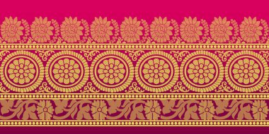 güzel grafik sari tasarımı ve bu sari tasarımı Hint stili ki bu tekstil moda endüstrisi için ve duvar kağıdı arkaplanı olarak kullanılabilir ve web sitesi bg bu stil Hindistan kökenlidir