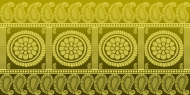 güzel grafik sari tasarımı ve bu sari tasarımı Hint stili ki bu tekstil moda endüstrisi için ve duvar kağıdı arkaplanı olarak kullanılabilir ve web sitesi bg bu stil Hindistan kökenlidir