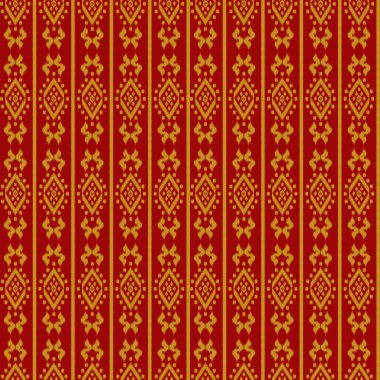 Tekstil endüstrisi için popüler Tayland ipeği deseni bu desen Tayland kökenlidir ve Tayland dokusu Tayland baba ve anneler günü ve Tayland geleneksel kostüm gömleği için kullanılır.