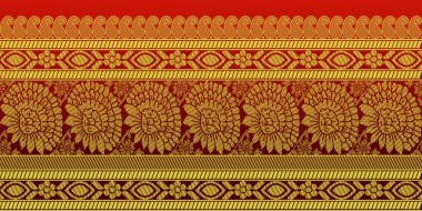 güzel grafik sari tasarımı ve bu sari tasarımı Hint stili ki bu tekstil moda endüstrisi için ve duvar kağıdı arkaplanı olarak kullanılabilir ve web sitesi bg bu stil Hindistan kökenlidir 