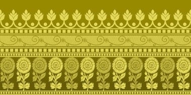 güzel grafik sari tasarımı ve bu sari tasarımı Hint stili ki bu tekstil moda endüstrisi için ve duvar kağıdı arkaplanı olarak kullanılabilir ve web sitesi bg bu stil Hindistan kökenlidir 