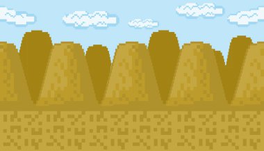 Piksel sanatı video oyunu çapraz dikişli mozaik şebeke çalışmasından esinlenilmiştir. Bu piksel sanatı arkaplan ve desen renklendirici piksel sanatı için uygun kusursuz desendir. Paket tasarımı için güzel çapraz dikiştir.