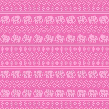 Asya tarzında popüler fil deseni bu fil grafiği Tayland 'da, Hindistan' da ve Güney Doğu Asya 'da modadır ve bu fil ve bebek fil tekstil endüstrisi ve herhangi bir paket için kullanılabilir. 