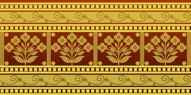 güzel grafik sari tasarımı ve bu sari tasarımı Hint stili ki bu tekstil moda endüstrisi için ve duvar kağıdı arkaplanı olarak kullanılabilir ve web sitesi bg bu stil Hindistan kökenlidir 