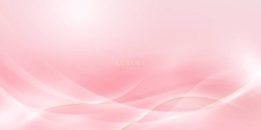 Lüks modern pembe dalga arka planı, modern vektör illüstrasyonu